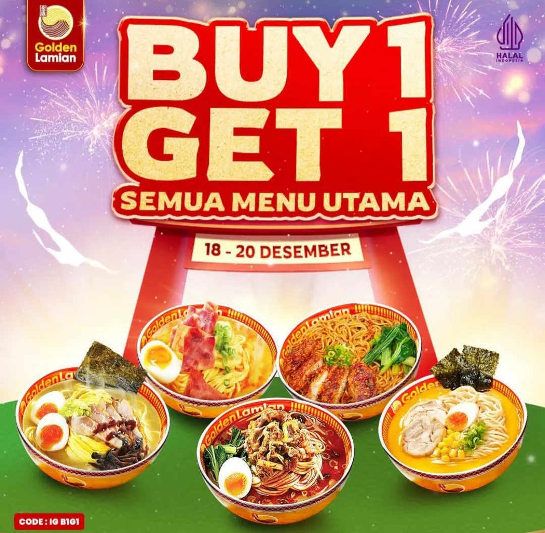 Golden Lamian buy 1 get 1