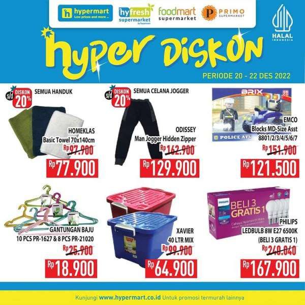 Harga Promo Hypermart 20-22 Desember 2022