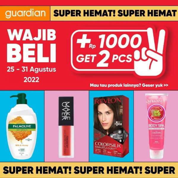 Promo Guardian 25-31 Agustus 2022, Tambah Uang Rp 1.000 Dapat 2 Nivea Body Serum