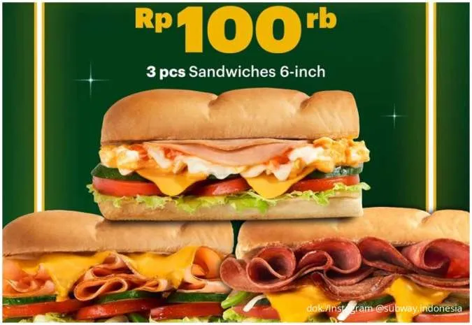 Hemat Maksimal! Subway & Domino's Pizza Tawarkan Paket Makan Rame-Rame Super Murah