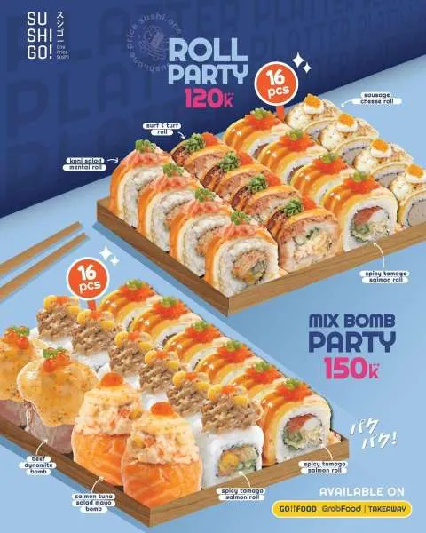 Promo Sushigo Roll Party dan Mix Bomb