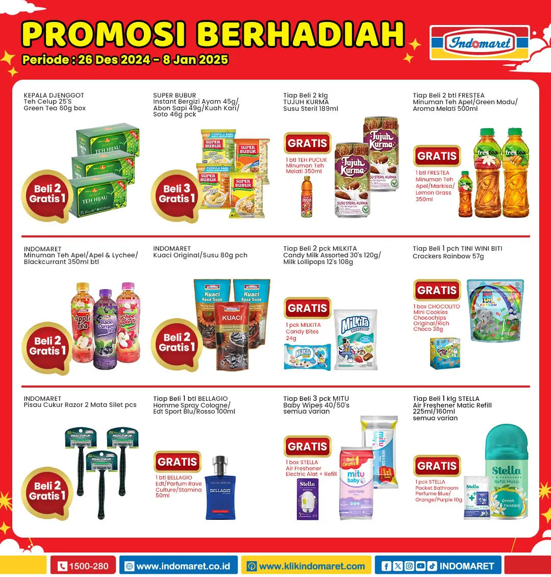 Promo Berhadiah Indomaret Periode 26 Desember 2024-8 Januari 2025