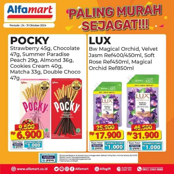 Promo Alfamart Paling Murah Sejagat Periode 24-31 Oktober 2024