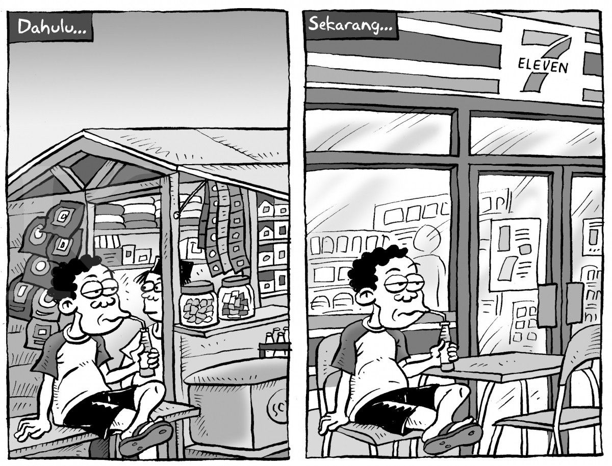 hang out di minimarket