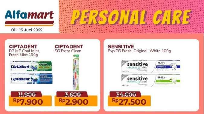 Promo Produk Personal Care di Alfamart, Potongan Harga Lumayan hingga Besok (15/6)