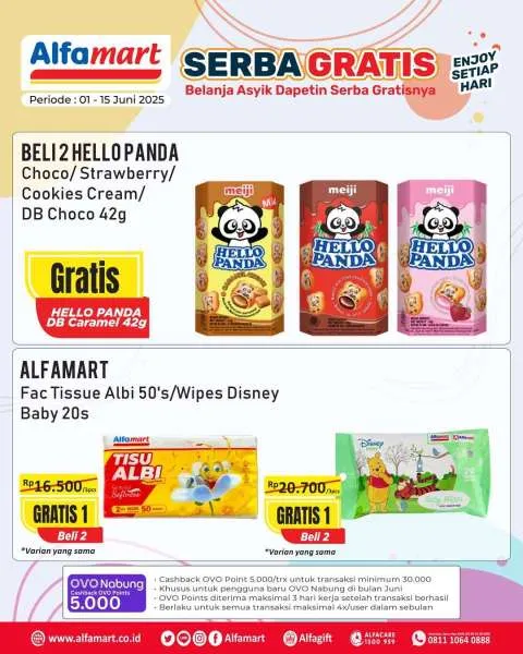 Promo Alfamart Serba Gratis Periode 1-15 Juni 2025
