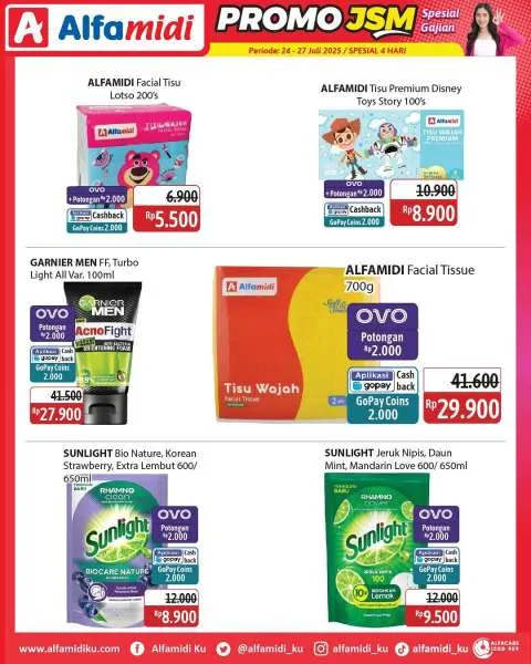 Promo JSM Alfamidi Spesial Gajian Periode 24-27 Juli 2025