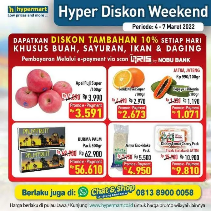 Promo JSM Hypermart Mulai 4-7 Maret 2022