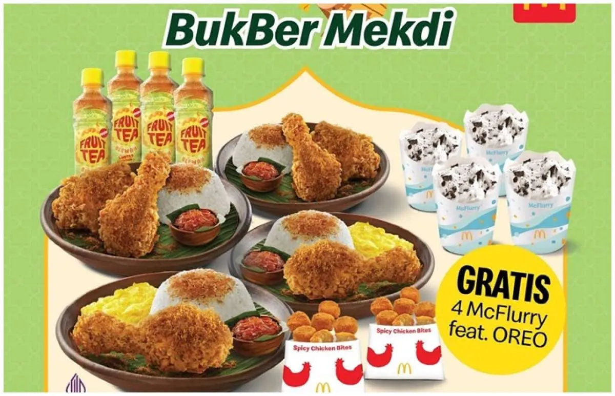 Promo Bukber McD Ber-4 dan Ber-6 Mulai Rp 46.000-an Per Orang, Gratis McFlurry