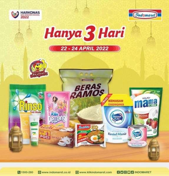 Katalog Promo Indomaret Hanya 3 Hari Periode 22-24 April 2022