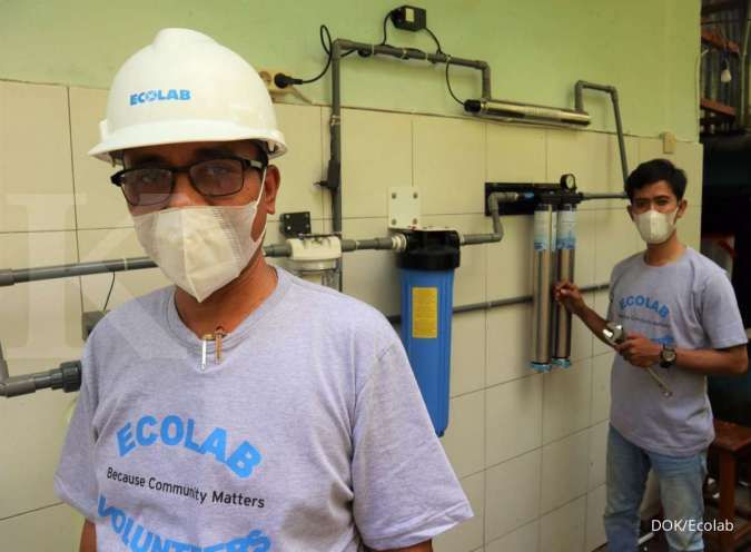 Marriott dan Ecolab mendukung Bali Children Foundation sediakan pasokan air bersih