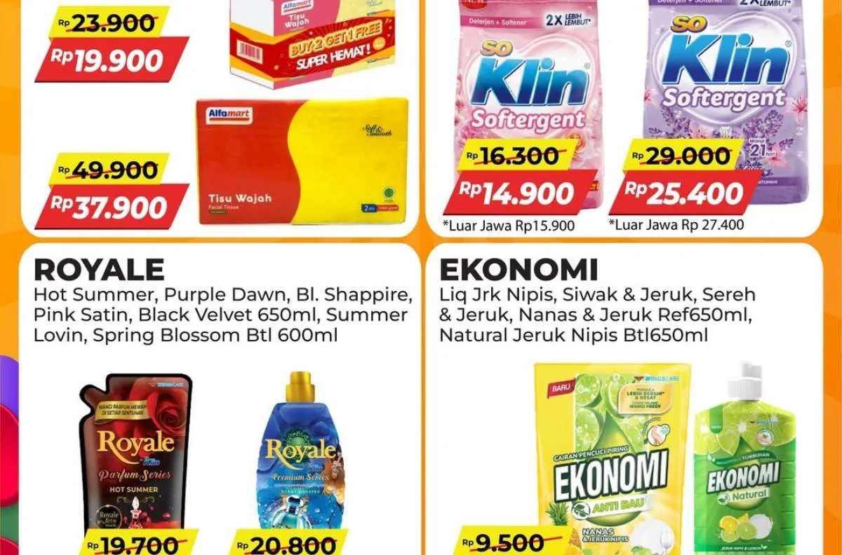 Promo Alfamart Paling Murah Sejagat 1-4 Desember 2025, Ekonomi Botol Hanya Rp 6.900