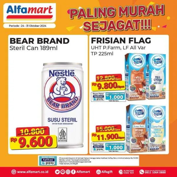 Promo Alfamart Paling Murah Sejagat Periode 24-31 Oktober 2024