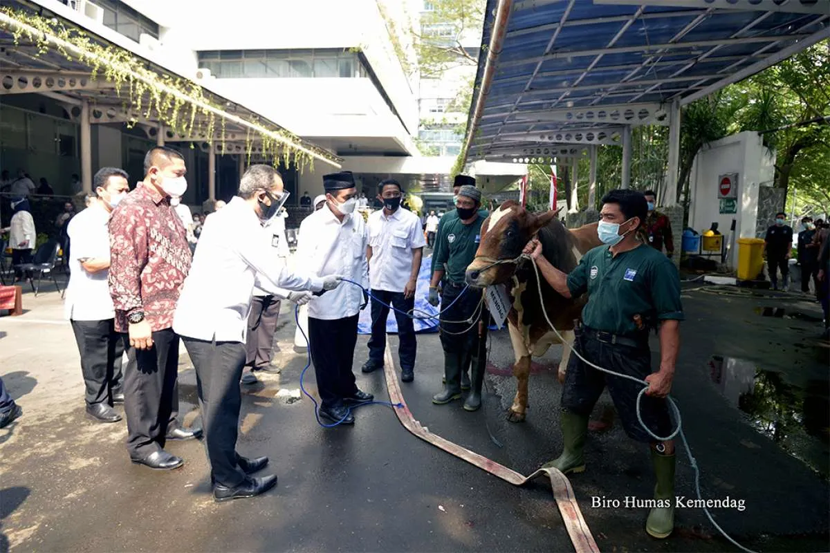 Kemendag mengadakan kurban untuk menumbuhkan solidaritas kemanusiaan