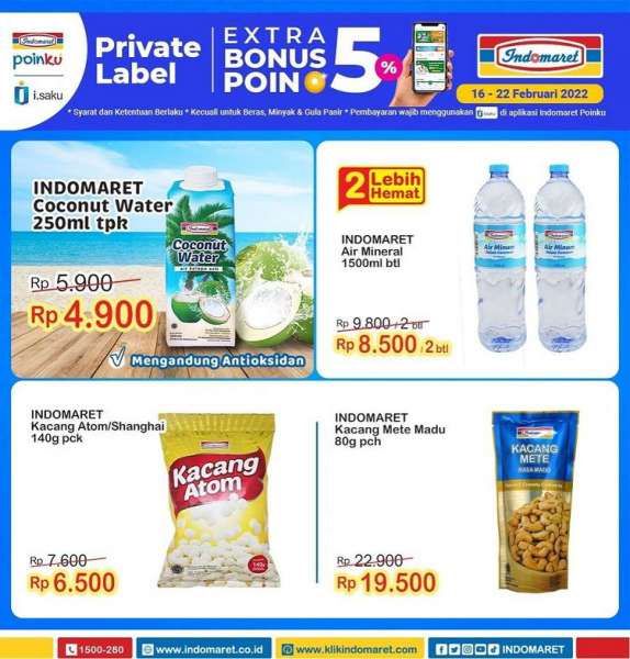 Promo Indomaret Super Hemat Mingguan Terbaru 16-22 Februari 2022