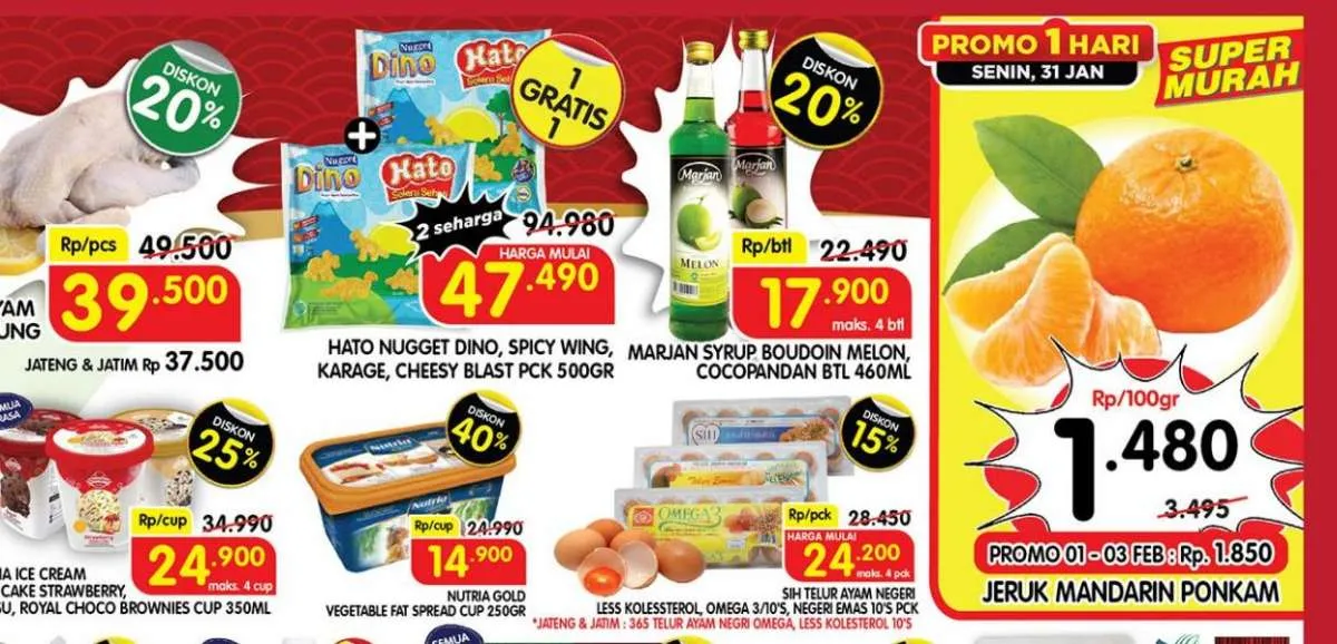 Promo Superindo Terbaru 1 Februari 2022, Rejeki Melimpah di Tahun Baru Imlek