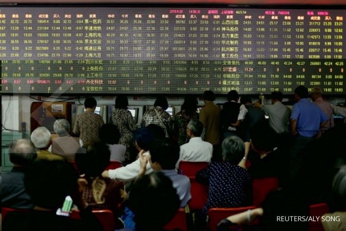 Pasar mulai tenang, bursa China naik 1%