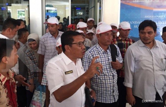 Sebanyak 14 ABK asal Aceh yang ditahan oleh angkatan laut Myanmar dipulangkan