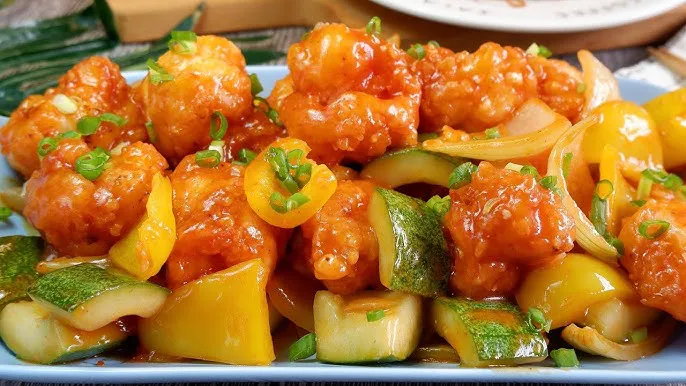 resep udang asam manis