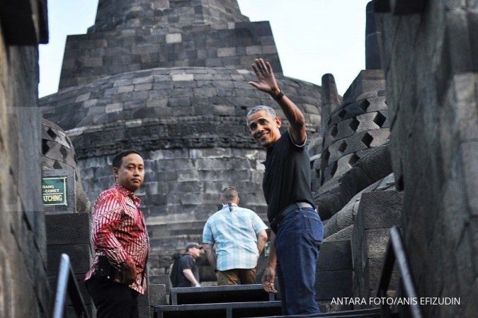 Kekaguman Obama pada Candi Borobudur