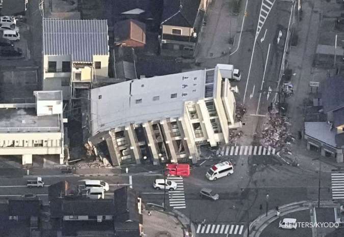 Korban Tewas Akibat Gempa di Jepang Meningkat Menjadi 92 Orang, dan 242 Orang Hilang