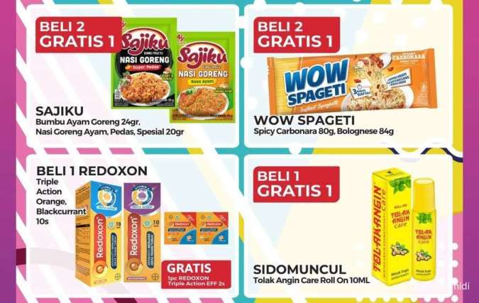 Promo Alfamidi Ngartis Periode 16-31 Desember 2025, CDR-Redoxon Beli 1 Gratis 1