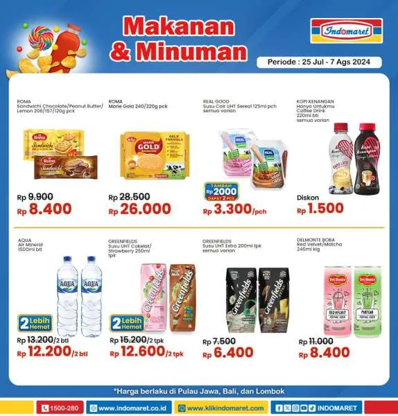 Promo Indomaret Super Hemat Periode 25 Juli-7 Agustus 2024