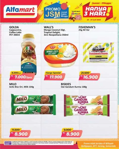 Promo JSM Alfamart Periode 25-27 Juli 2025