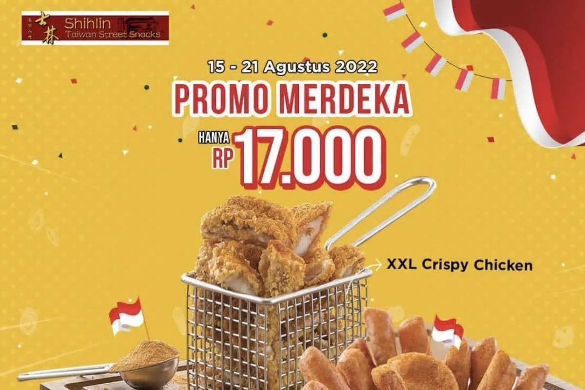 Promo Shihlin Merdeka 15-21 Agustus 2022, Menu-Menu Pilihan Diskon Hanya Rp 17.000