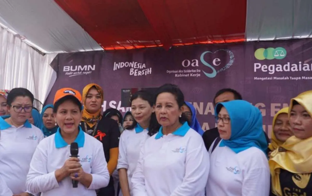 Bersama Ibu Negara Iriana, Pegadaian berikan edukasi pengelohan sampah