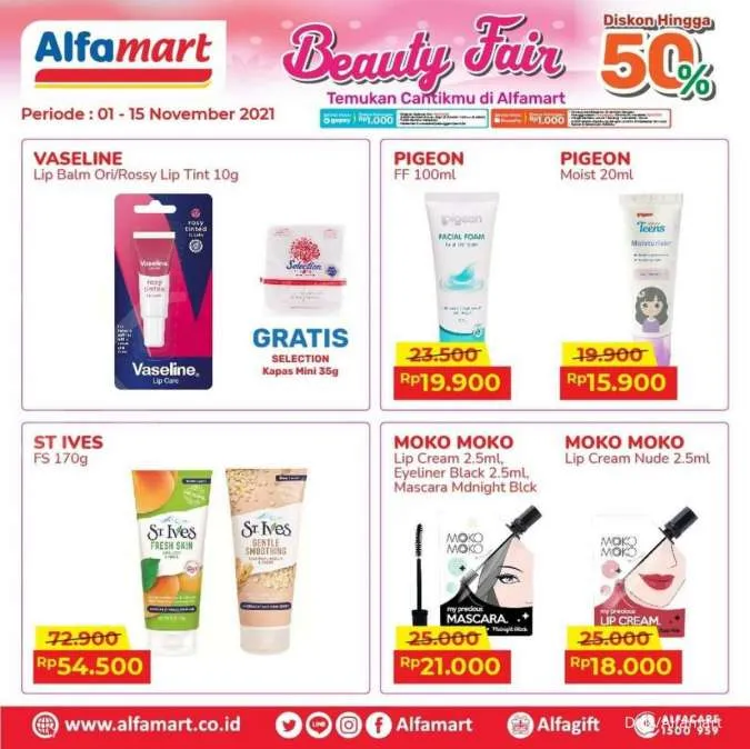 Promo Alfamart Beauty Fair 1-15 November 2021