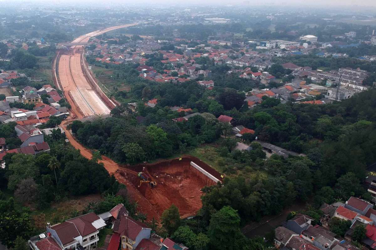 Progres Tol Serpong-Cinere capai 84,91%
