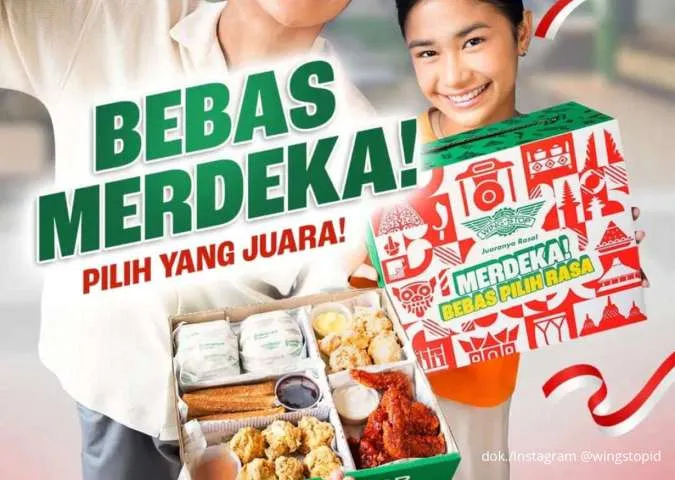 Daftar Promo Wingstop Bebas Merdeka Agustus 2025, Paket Sendiri atau Ramean Hemat