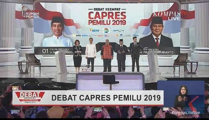 Survei Roy Morgan: Jokowi-Ma'ruf 56,5 %, Prabowo-Sandiaga 43,5 %