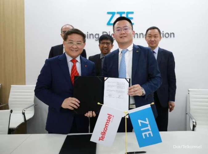 Kembangkan Layanan 5G, Telkomsel Jalin Kerja Sama dengan ZTE Corporation