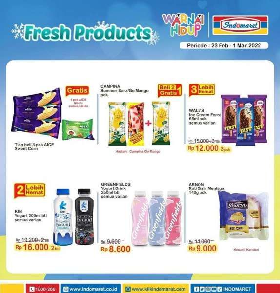 Promo Indomaret Super Hemat Mingguan 23 Februari-1 Maret 2022