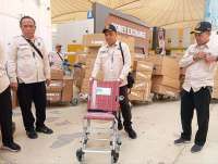 Menuju Puncak Haji, Bank Syariah Indonesia Sumbang 300 Unit Kursi Roda