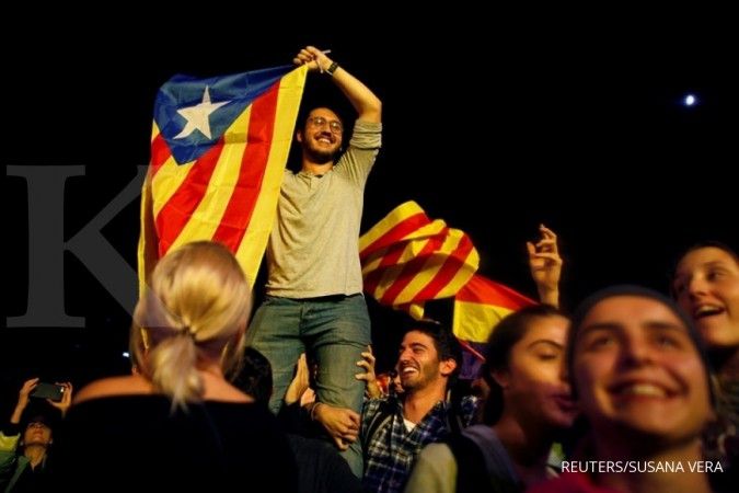 Catalan: 90% warga pilih pisah dari Spanyol 