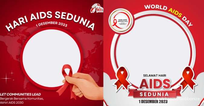 Kumpulan Twibbon Hari AIDS Sedunia 2023, Bagikan Bingkai World AIDS Day Terbaru 