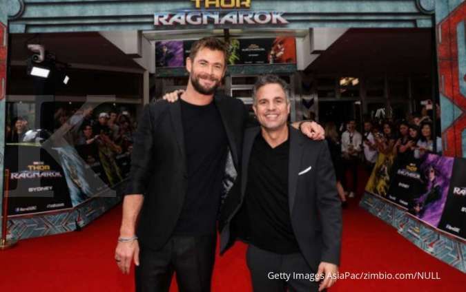 Mark Ruffalo unggah foto lucu Chris Hemsworth syuting Endgame, jadi ucapan ulangtahun