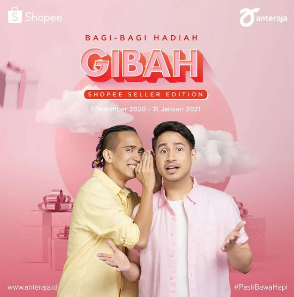 Anteraja gelar program bagi-bagi hadiah untuk pelanggan di Shopee