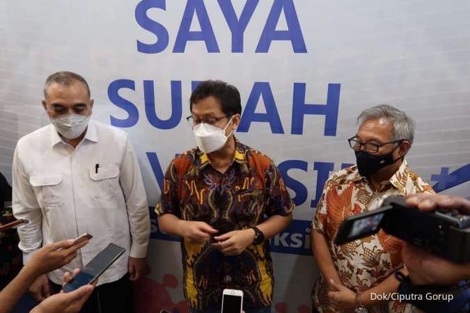 Menkes tinjau vaksinasi lansia di Mal Ciputra Tangerang