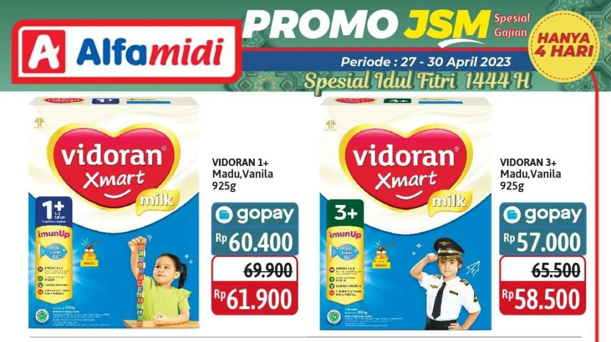 Katalog Promo JSM Alfamidi Hanya 4 Hari Spesial Gajian Periode 27-30 April 2023