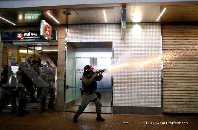 Polisi Hong Kong tangkap 157 demonstran termasuk yang berusia 13 tahun