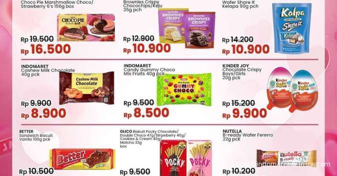 Promo Indomaret Sambut Valentine's Day Februari 2025, Cokelat Diskon Sampai 45%