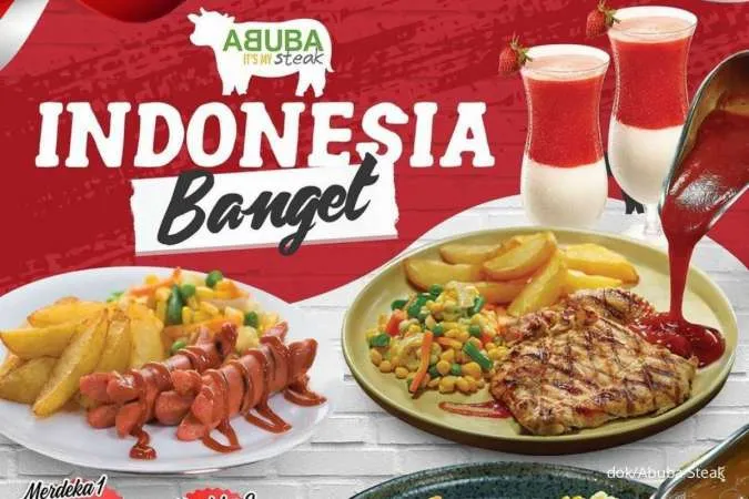 Promo Abuba Steak 8-31 Agustus 2022, Aneka Paket Merdeka Mulai Rp 30.000