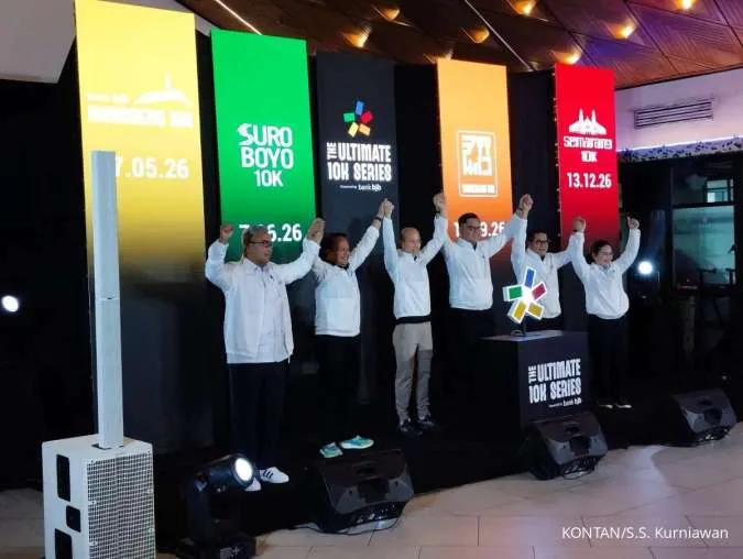Ajang Lari The Ultimate 10K Series 2026 Satukan 4 Kota di Jawa, Ini Jadwal Lombanya