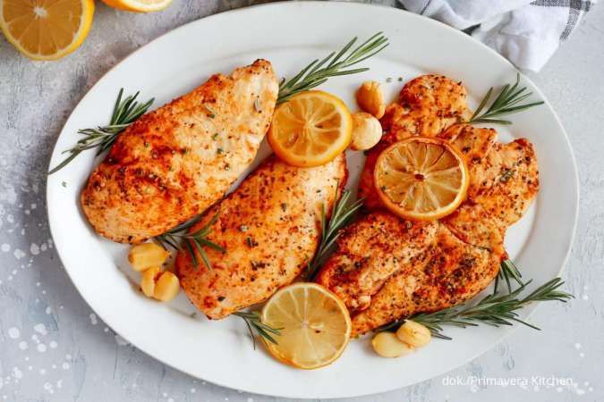 Resep Ayam Panggang Citrus, Sensasi Unik Ayam yang Gurih dan Menyegarkan