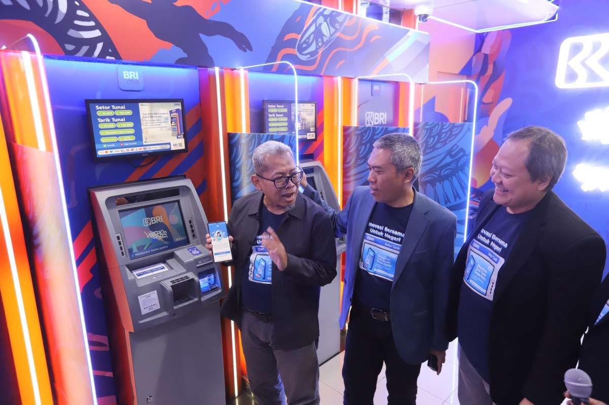 BRI dan Artajasa Luncurkan Fitur Tarik Uang Tanpa Kartu ATM 