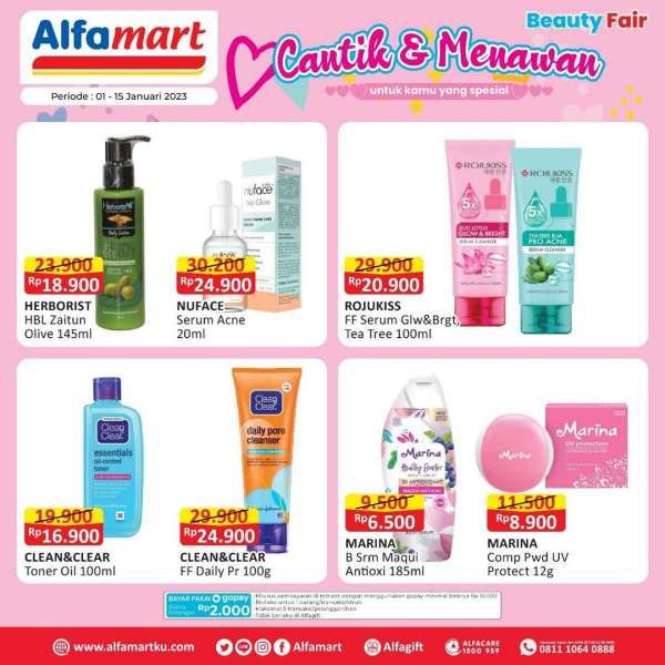 Promo Alfamart Beauty Fair hingga 15 Januari 2023, Harga Hemat buat Produk Kecantikan